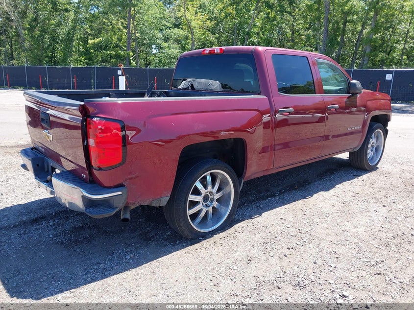 Vin: 3gcpcrecxeg150049, lot: 45764478, chevrolet silverado 1500 1lt 20144