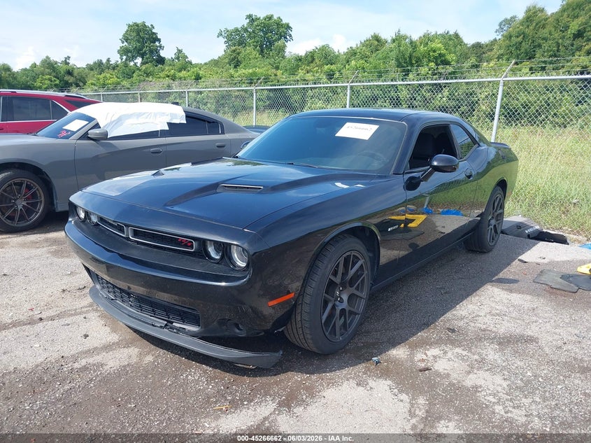 Vin: 2c3cdzbt7jh182889, lot: 45764482, dodge challenger r/t 20182