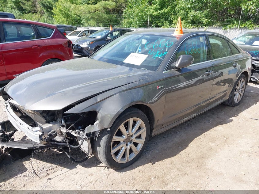 Vin: wauhgafc6dn052275, lot: 45764486, audi a6 3.0t premium 20132