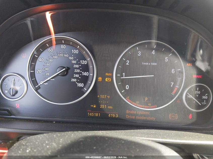 2011 BMW 528I VIN: WBAFR1C5XBC741039 Lot: 45266667