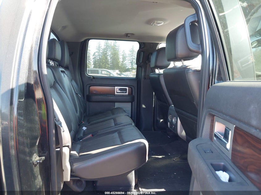 2012 Ford F-150 3.5 Lariat black Lot 111045266694 Vin 1FTFW1ET3CFB43740