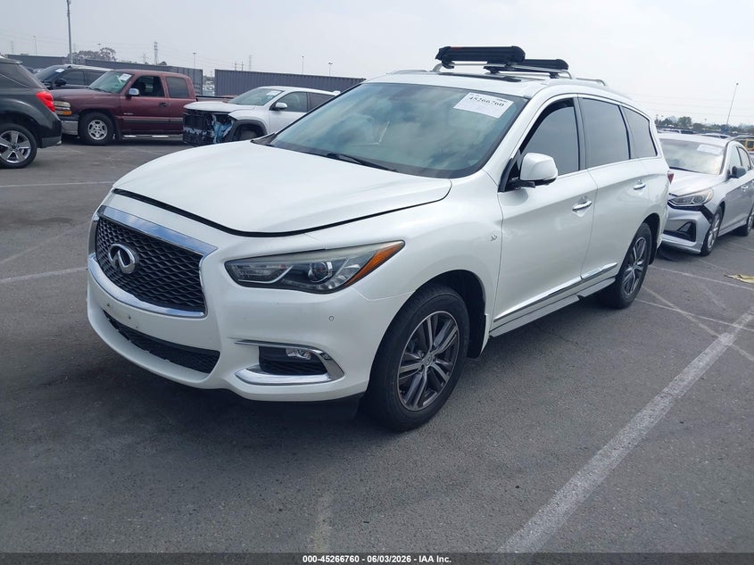Vin: 5n1dl0mn3hc528698, lot: 45764580, infiniti qx60 20172
