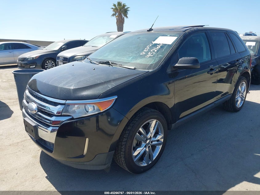 Vin: 2fmdk3jc3dbe18977, lot: 45764587, ford edge sel 20132