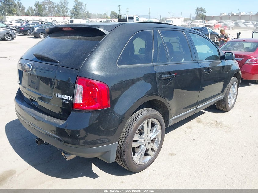 Vin: 2fmdk3jc3dbe18977, lot: 45764587, ford edge sel 20134