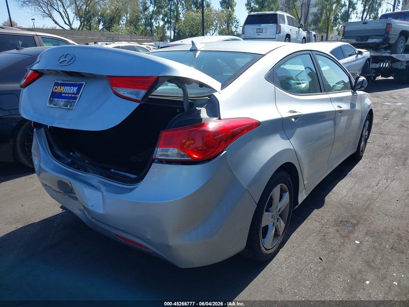 Vin: 5npdh4ae5dh373619, lot: 45764597, hyundai elantra gls 20134
