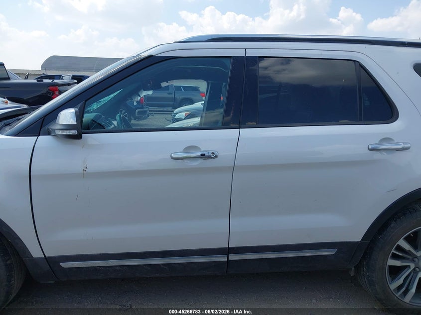 VIN 1FM5K8HTXHGA15715 2017 FORD EXPLORER PLATINUM