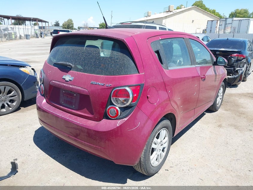 Vin: 1g1jc6sg5e4133063, lot: 45764614, chevrolet sonic lt auto 20144