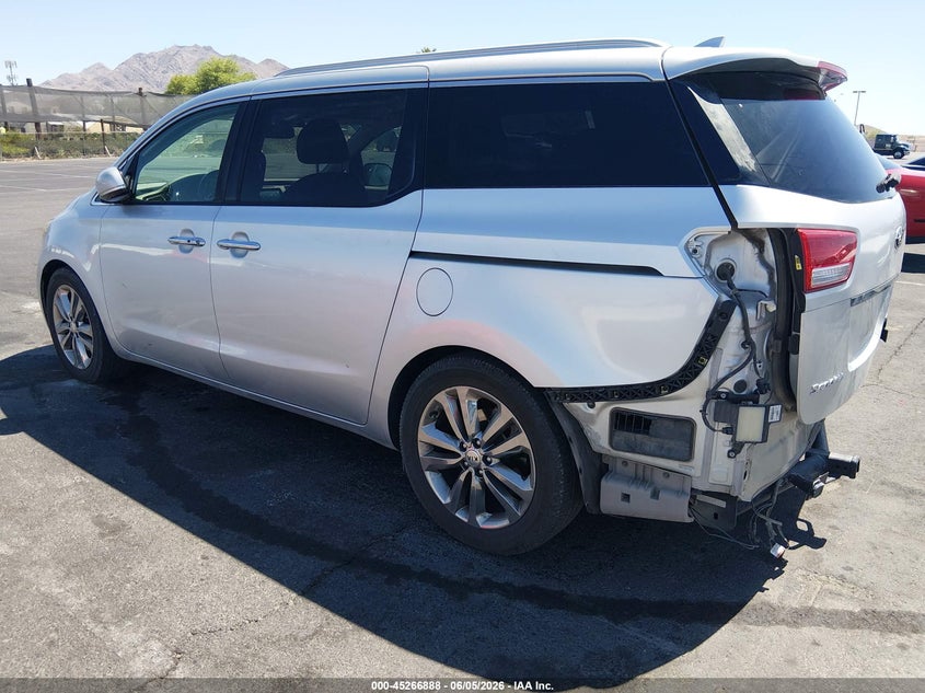 Vin: kndme5c15g6142601, lot: 45764707, kia sedona sx luxury 20163