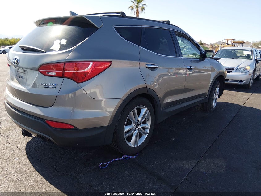 Vin: 5xyzwdla6fg241288, lot: 45764741, hyundai santa fe sport 2.0l turbo 20154
