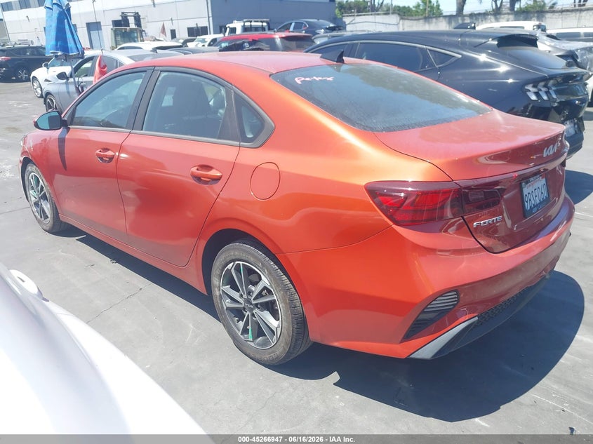Vin: 3kpf24ad2ne491599, lot: 45764767, kia forte lxs 20223