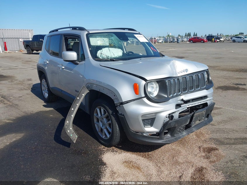 Vin: zacnjdbb6mpm67526, lot: 45764836, jeep renegade latitude 4x4 2021 img_1