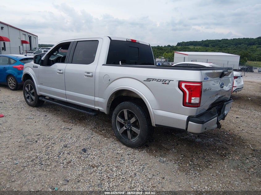 Vin: 1ftew1ep0hkd23013, lot: 45764838, ford f-150 xlt 20173