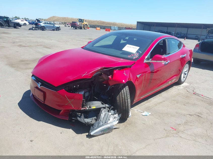 Vin: 5yjsa1e24jf277386, lot: 45764853, tesla model s 100d/75d/p100d 20182