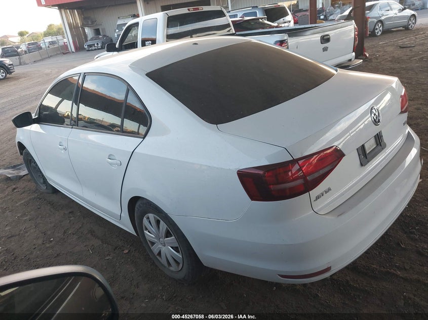 2016 Volkswagen Jetta 1.4T S VIN: 3VW267AJ3GM350041 Lot: 45267058
