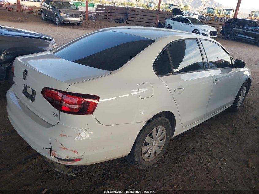 2016 Volkswagen Jetta 1.4T S VIN: 3VW267AJ3GM350041 Lot: 45267058