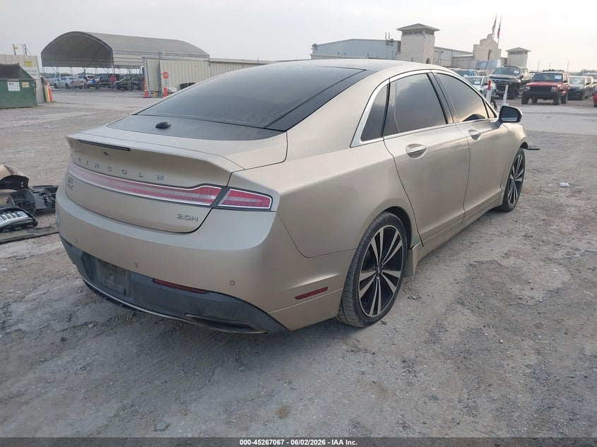 Vin: 3ln6l5mu1hr654945, lot: 45764887, lincoln mkz hybrid reserve 20174