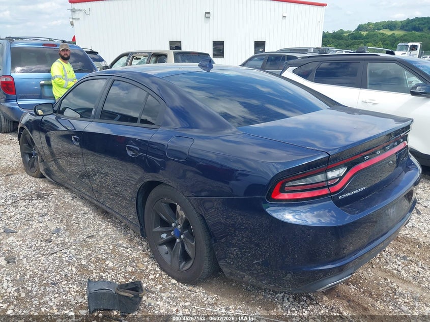 Vin: 2c3cdxhg9hh575740, lot: 45764973, dodge charger sxt rwd 20173