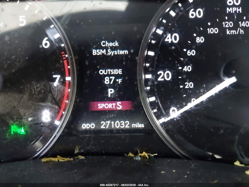 2014 Lexus Gs 350 VIN: JTHBE1BL7E5034453 Lot: 45267217