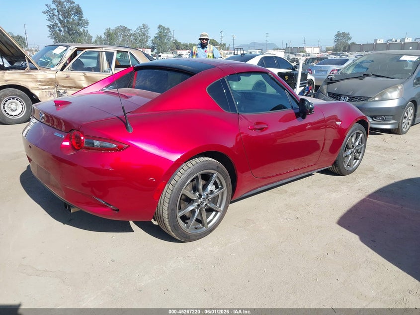 Vin: jm1ndam79p0553392, lot: 45765040, mazda mx-5 miata rf grand touring 20234
