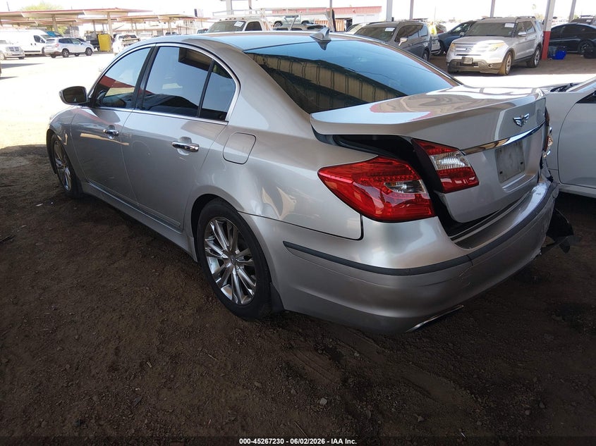 Vin: kmhgc4dd7cu201929, lot: 45765050, hyundai genesis 3.8 20123