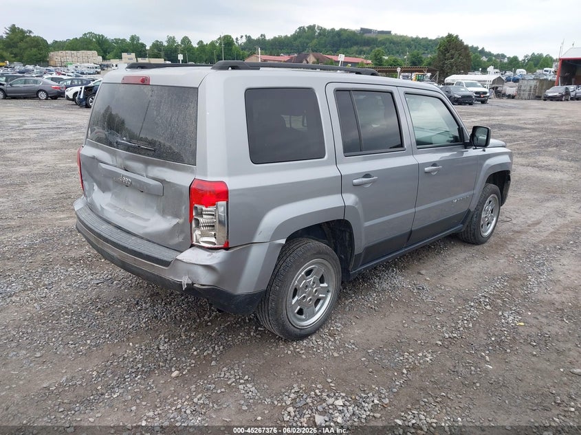 Vin: 1c4njpbb2fd157931, lot: 45765200, jeep patriot sport 20154
