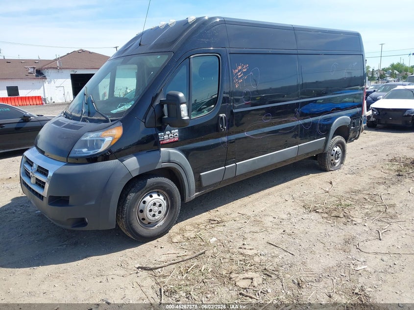 Vin: 3c6trvdg6ge128243, lot: 45765202, ram promaster 2500 high roof 20162