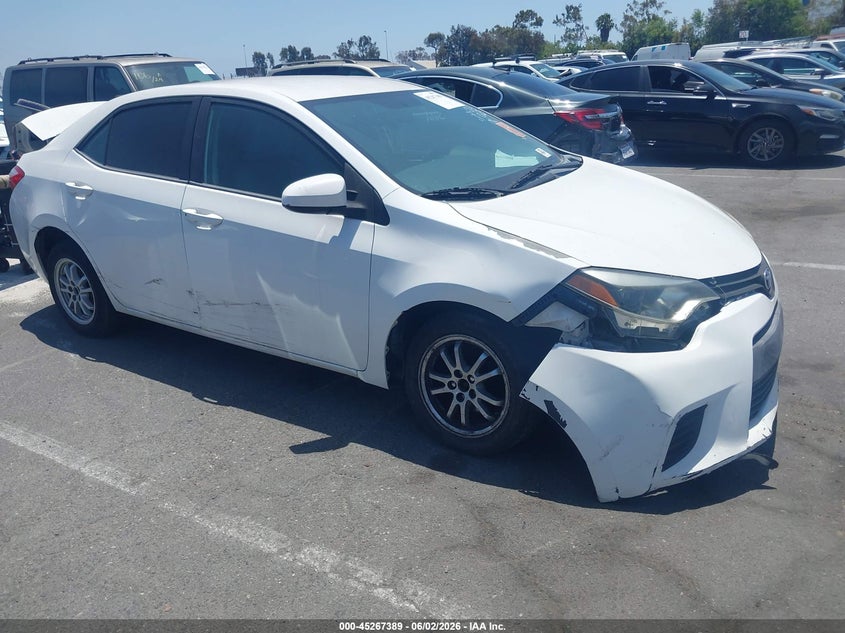 2016 TOYOTA COROLLA auction photo 1