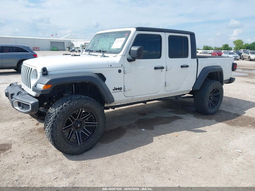Vin: 1c6hjtag4pl552341, lot: 45765259, jeep gladiator sport 4x4 20232