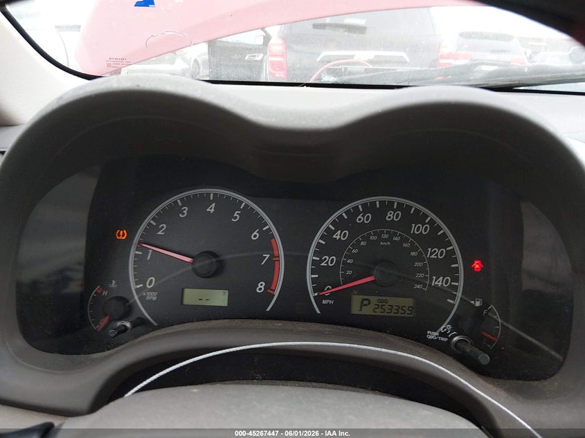 2010 Toyota Corolla 1.8 Le Red Lot 111045267447 Vin 1NXBU4EEXAZ353635