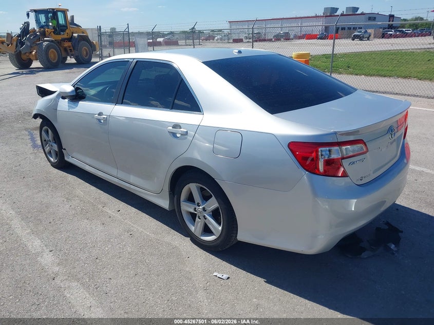 2012 TOYOTA CAMRY SEDAN 2.5L I-4 DOHC, VVT, 178HP