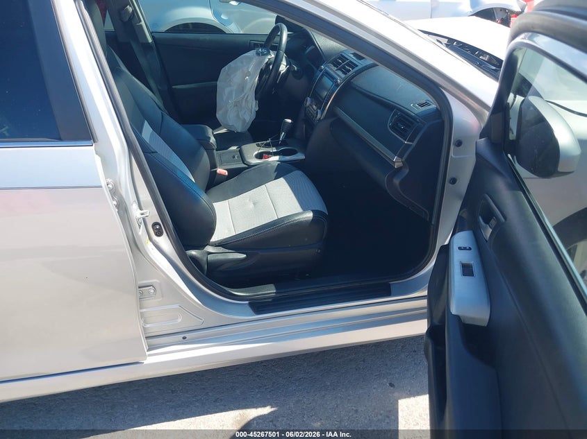2012 TOYOTA CAMRY SEDAN 2.5L I-4 DOHC, VVT, 178HP