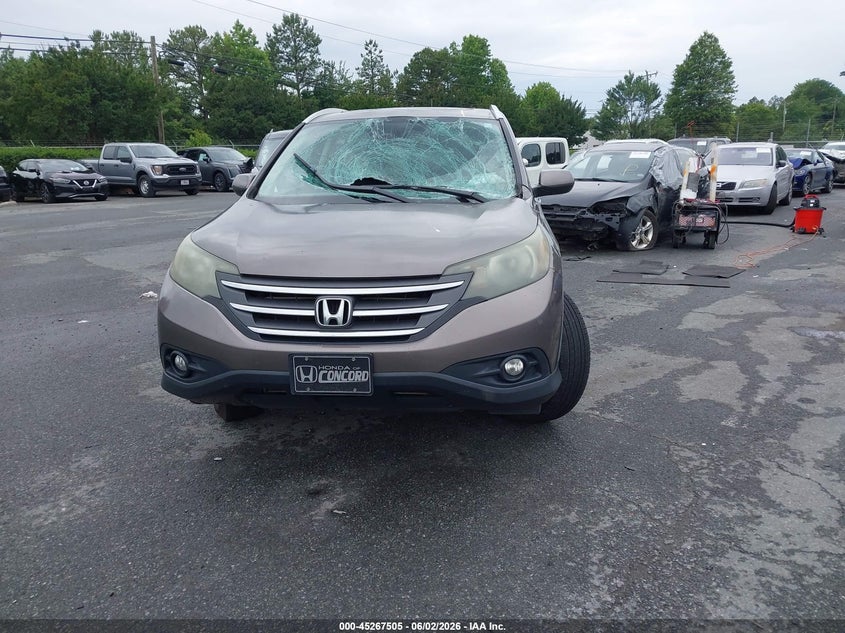 2012 Honda Cr-v 2.4 Cr-V Ex-L brown Lot 111045267505 Vin 5J6RM3H73CL007603