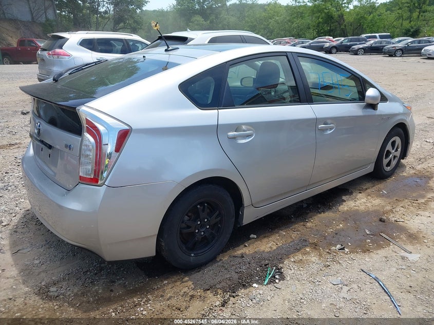 Vin: jtdkn3du5d5547606, lot: 45765369, toyota prius four 20134