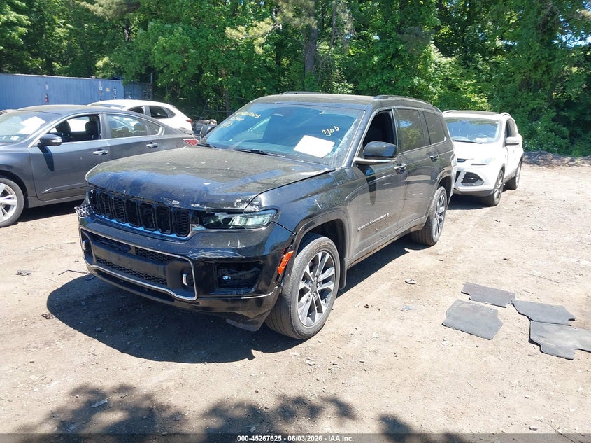 Vin: 1c4rjkdg4m8117269, lot: 45765449, jeep grand cherokee l overland 4x4 20212