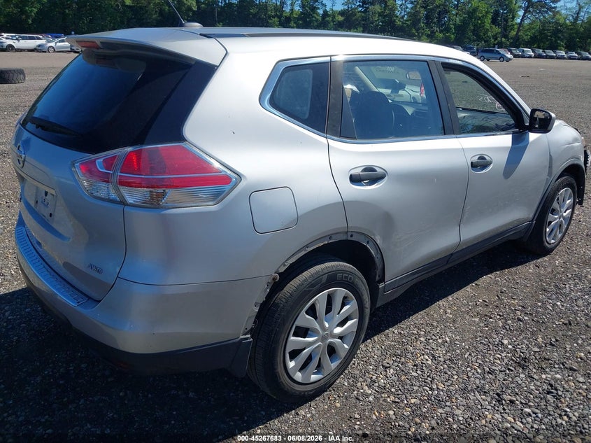 Vin: jn8at2mv7gw139566, lot: 45765507, nissan rogue s 20164