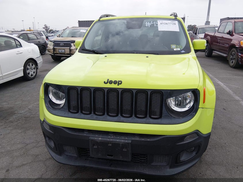 2017 Jeep Renegade Altitude Fwd VIN: ZACCJABB2HPG12527 Lot: 45267720