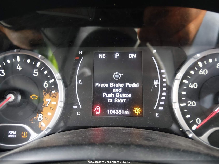 2017 Jeep Renegade Altitude Fwd VIN: ZACCJABB2HPG12527 Lot: 45267720