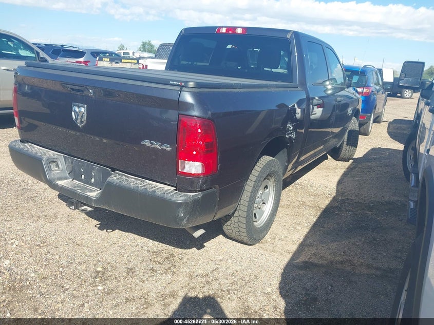 Vin: 3c6rr7kg7mg684912, lot: 45765545, ram 1500 classic tradesman  4x4 5'7 box 20214