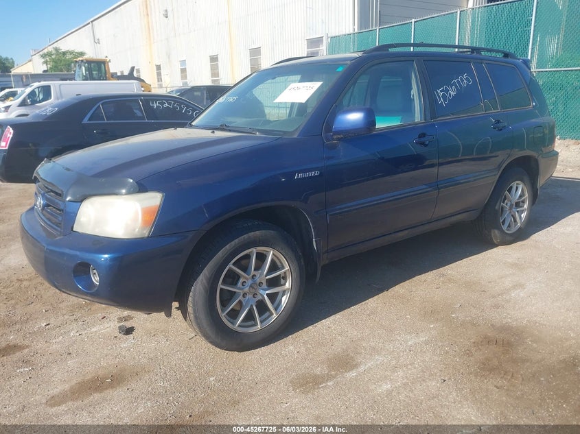 JTEEP21A440026283 2004 Toyota Highlander Limited V6 photo 1
