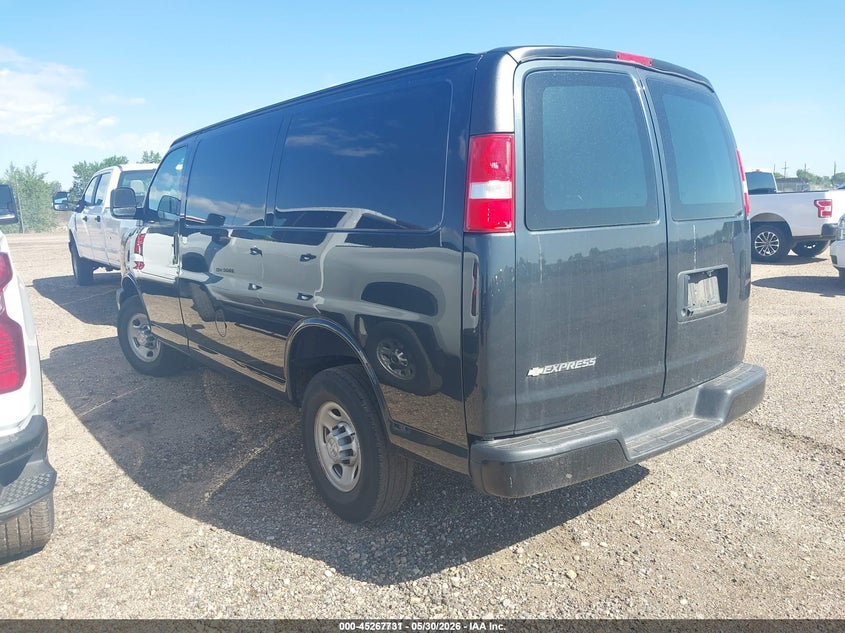 Vin: 1gcwgafg1j1241660, lot: 45765555, chevrolet express 2500 work van 20183