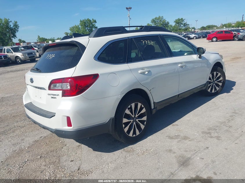 Vin: 4s4bsencxh3294046, lot: 45765561, subaru outback 3.6r limited 20174