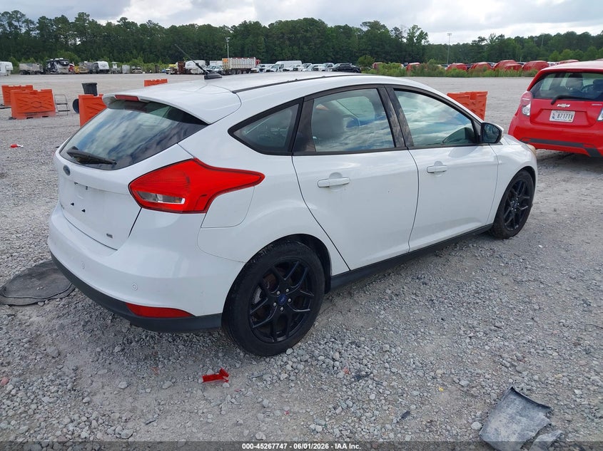 Vin: 1fadp3k25gl317820, lot: 45765571, ford focus se 20164