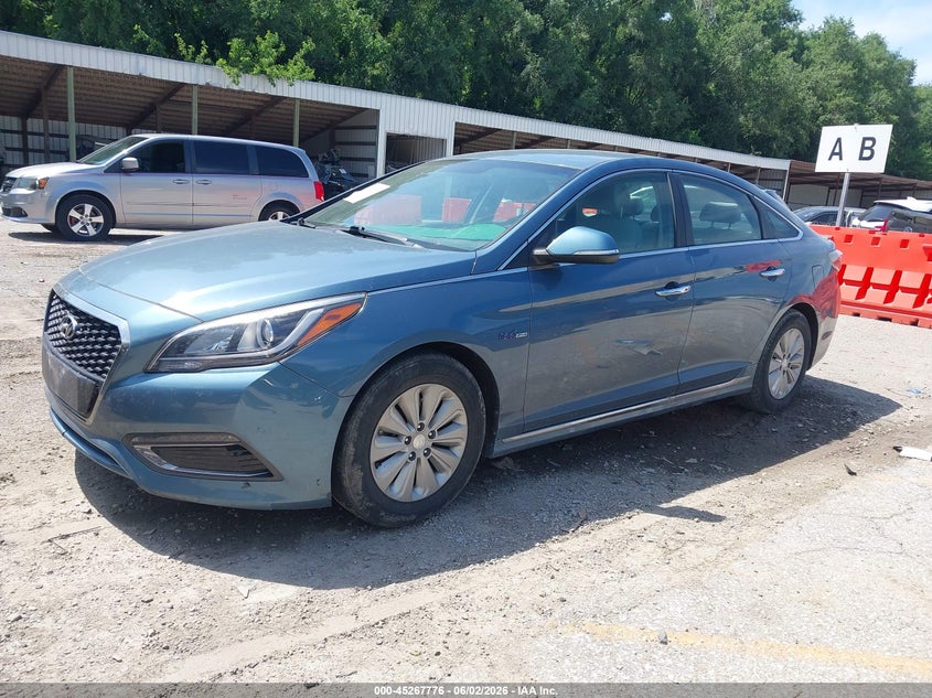 2016 Hyundai Sonata Hybrid Se KMHE24L19GA011039 photo 1