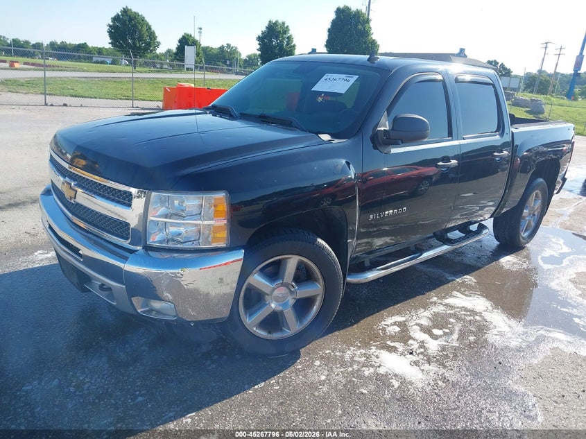 2012 Chevrolet Silverado 5.3 1500 Lt black Lot 111045267796 Vin 1GCPKSE73CF184006