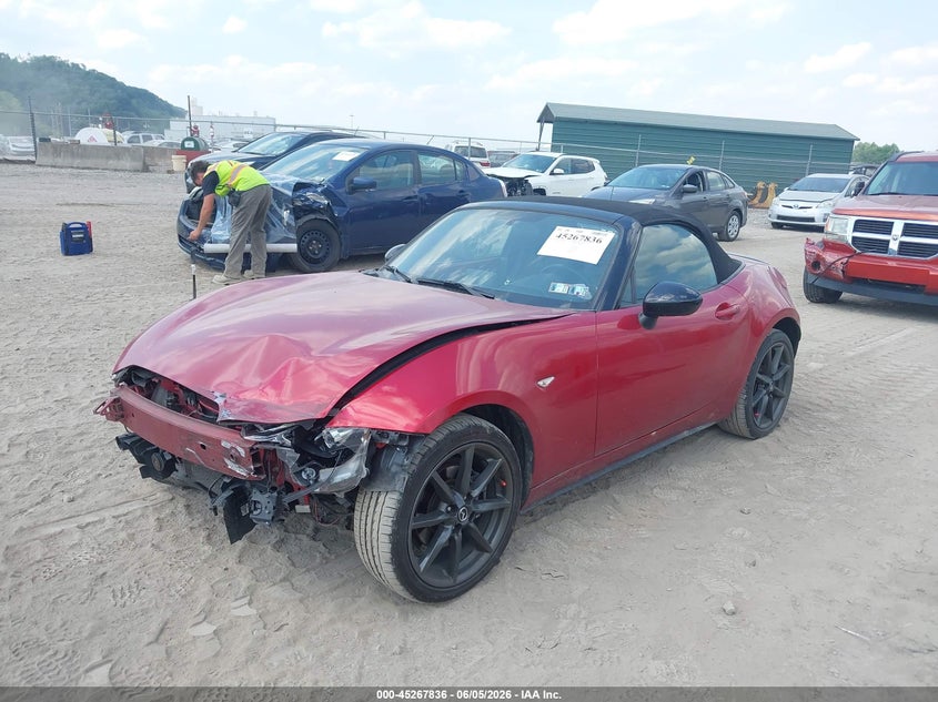 Vin: jm1ndac77g0114855, lot: 45765660, mazda mx-5 miata club 20162
