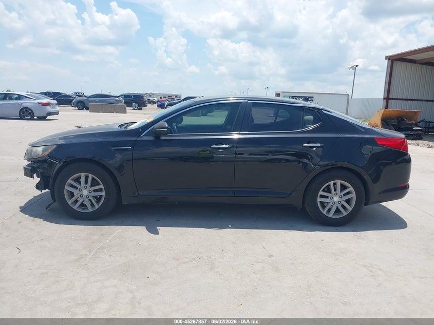 2012 Kia Optima 2.4 Lx black Lot 111045267857 Vin 5XXGM4A75CG055049