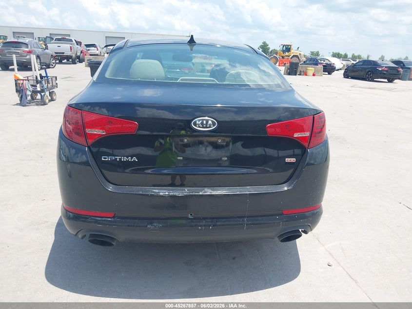 2012 Kia Optima 2.4 Lx black Lot 111045267857 Vin 5XXGM4A75CG055049