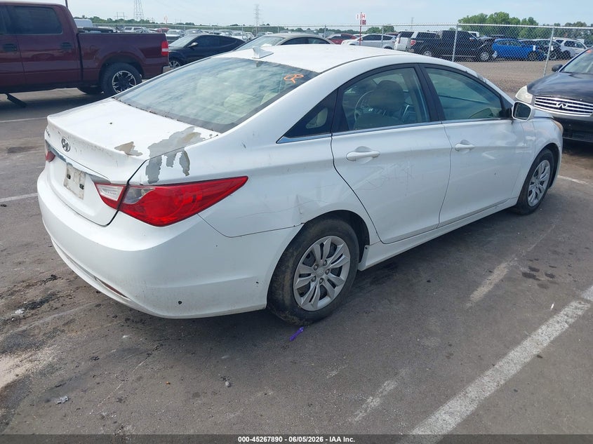 Vin: 5npeb4ac5bh128398, lot: 45765714, hyundai sonata gls 20114