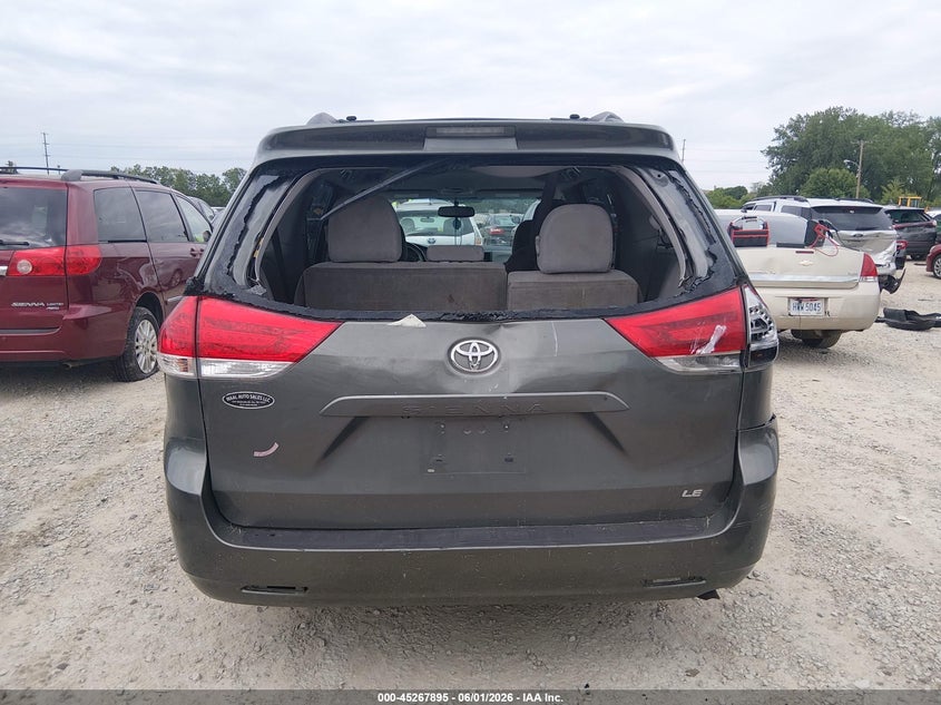 2012 Toyota Sienna 3.5 Le V6 8 Passenger green Lot 111045267895 Vin 5TDKK3DC0CS248212
