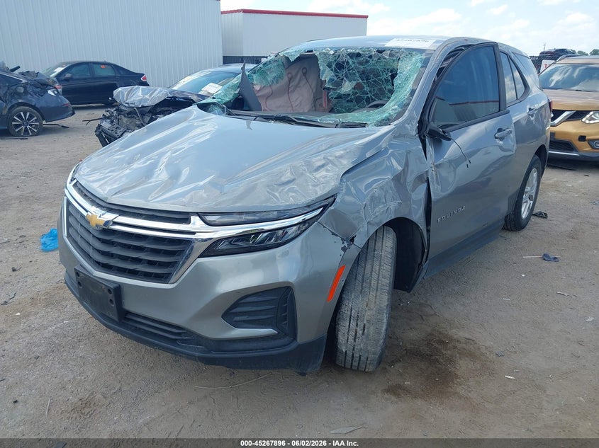 Vin: 3gnaxheg0rl215728, lot: 45765720, chevrolet equinox fwd ls 20242
